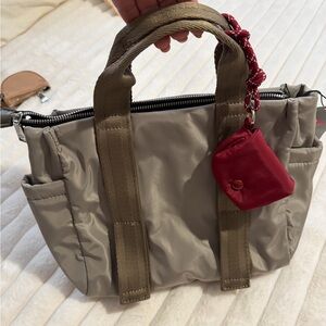 Elegant Gray and Red Women's Tote
